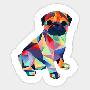 Molly Mops Pug Love Sticker